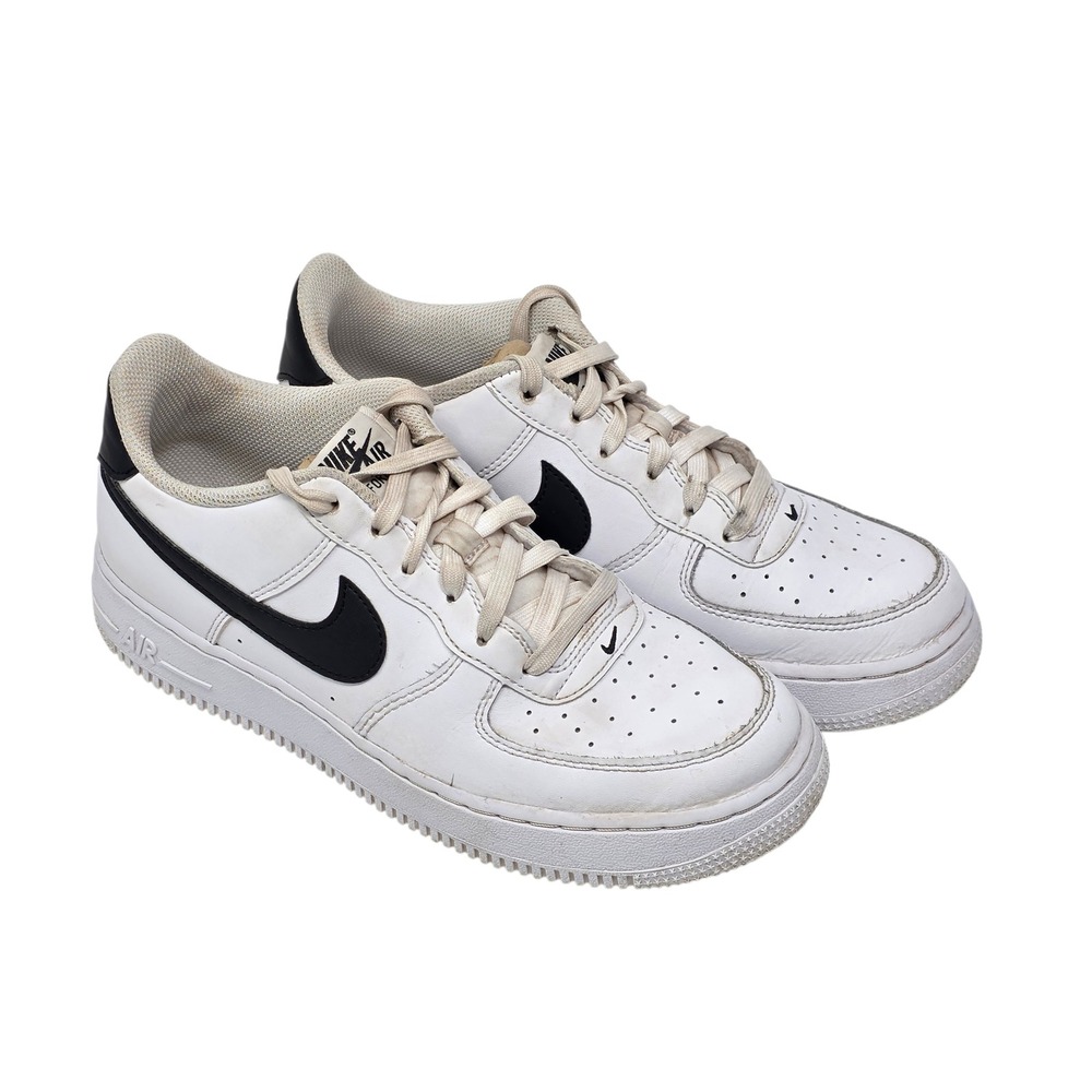 Nike Air Force 1 Low White Black Big Kids Shoes FV5948 101 Size‎ 7Y